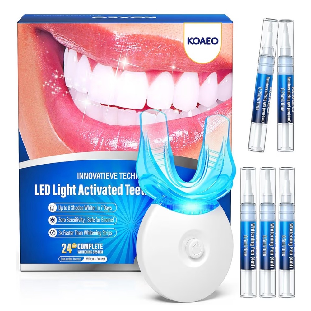 Teeth Whitening Kit Desensitizing Pens LED 35% Carbamide Peroxide Remineralizing